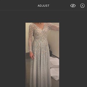 2022 Mac Duggal Mother of the Bride dress, beautiful floral appliqués.